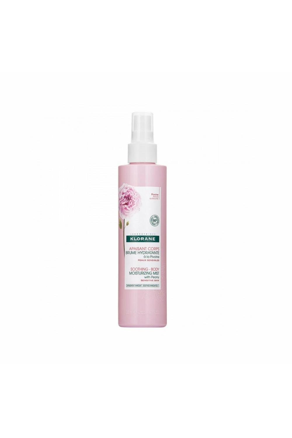 Klorane Peony Moisturising Mist Corp 200ml