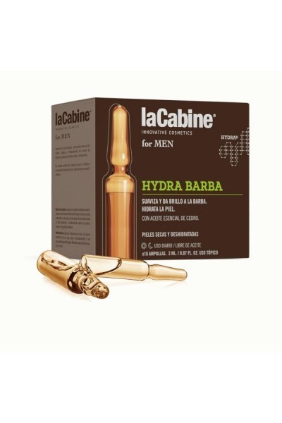 La Cabine For Men Hydra Beard Ampoules 10x2ml