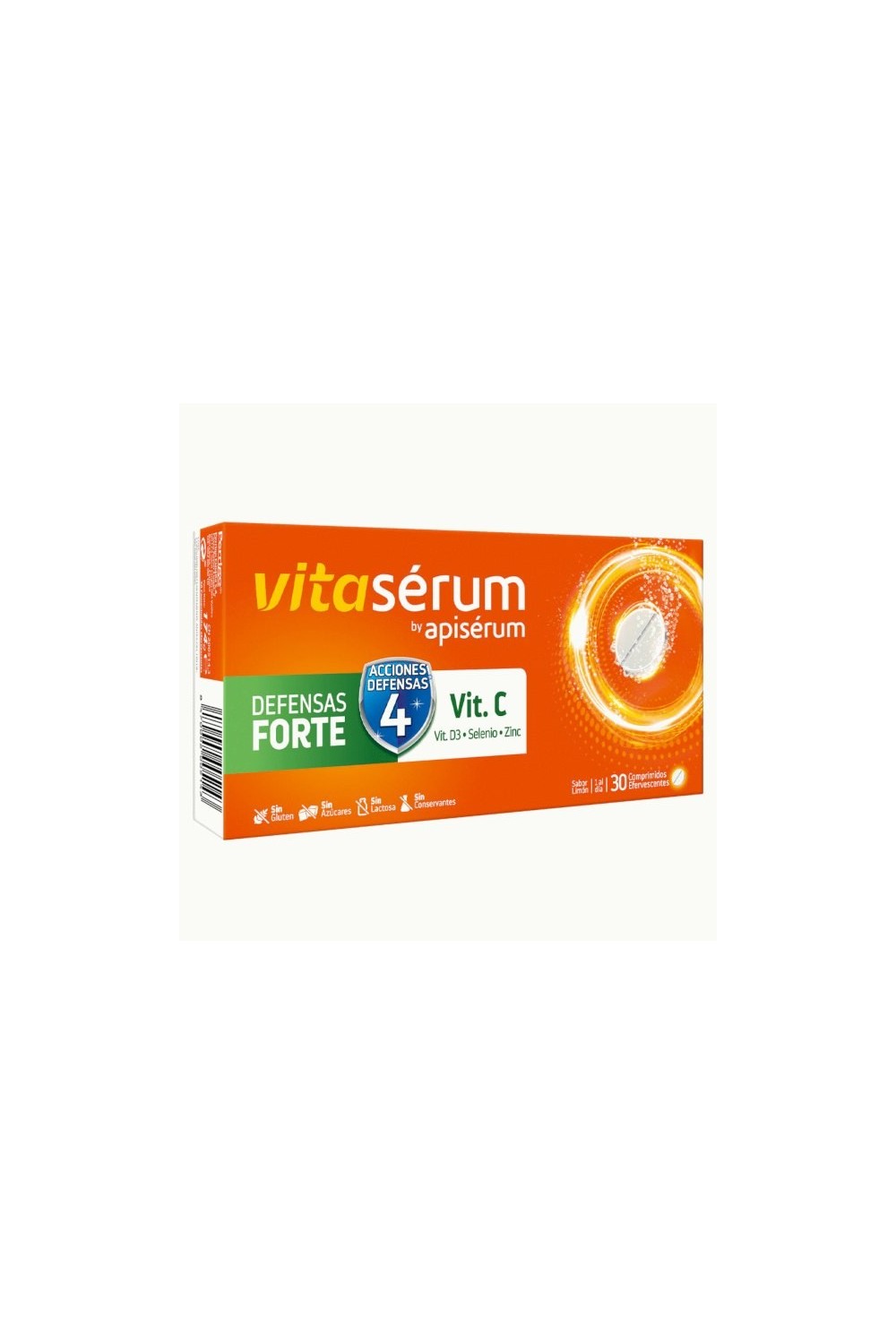 Vitaserum By Apiserum Defensas Forte Vit C 30 Tablets
