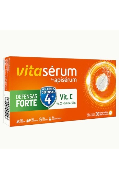Vitaserum By Apiserum Defensas Forte Vit C 30 Tablets
