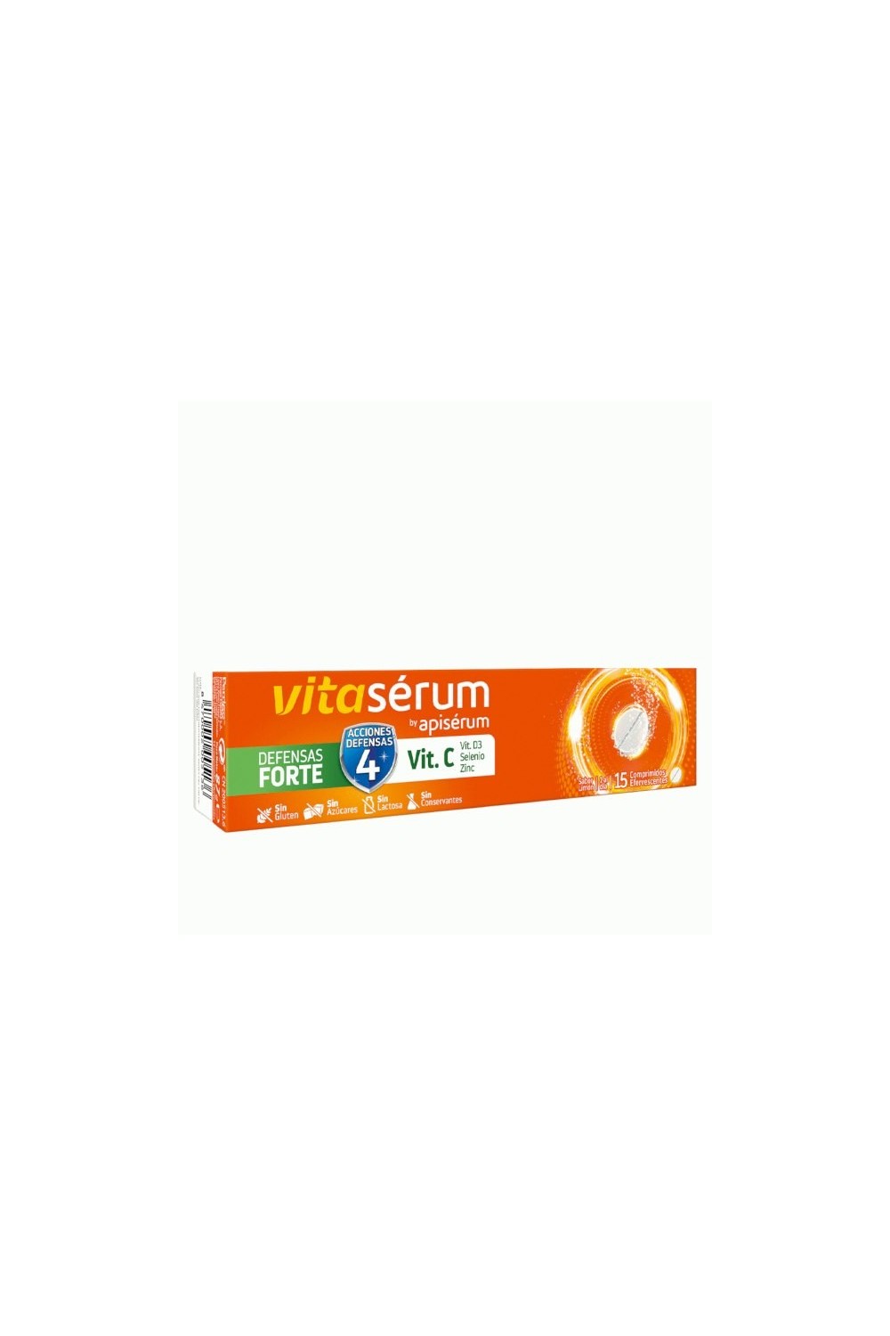 Vitaserum By Apiserum Defensas Forte Vit C 15 Tablets