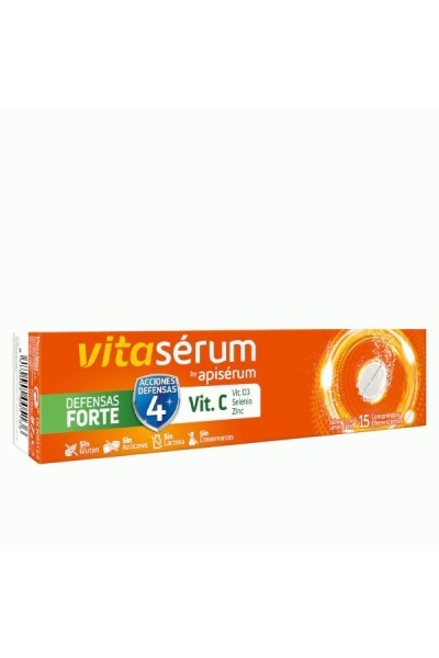 Vitaserum By Apiserum Defensas Forte Vit C 15 Tablets