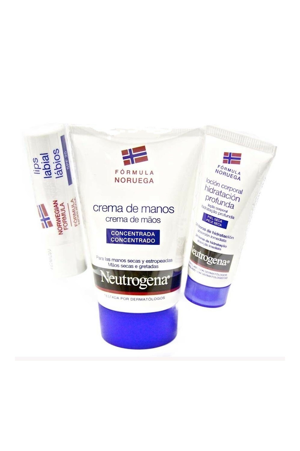 Neutrogena Scented Hand Cream 50ml + Lip Care Spf 20 4.8g