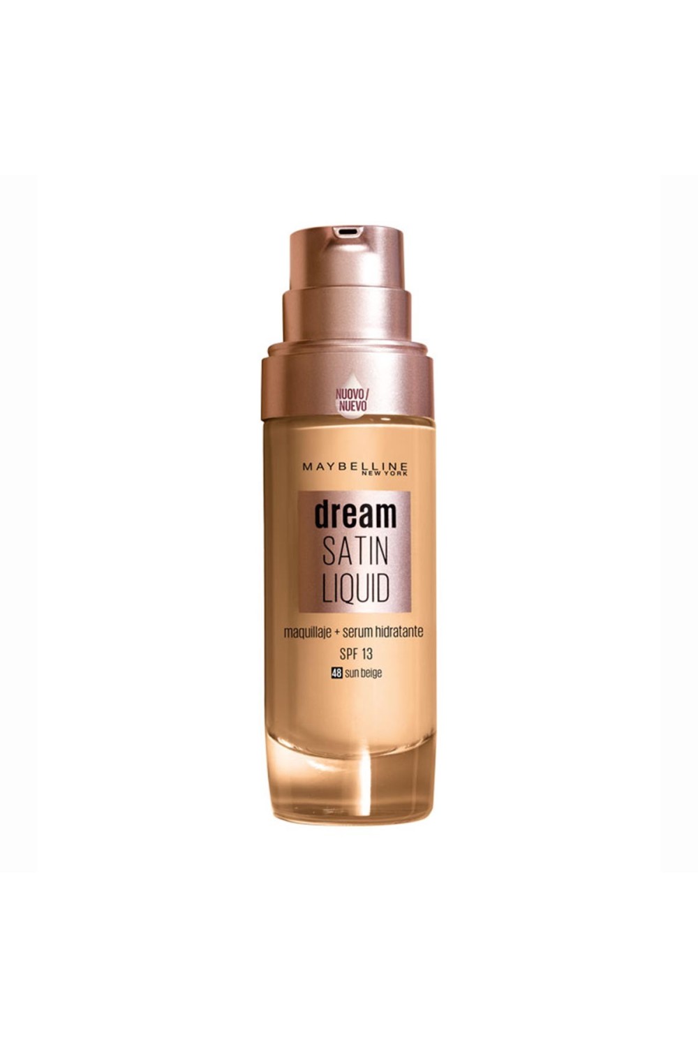 Maybelline Dream Satin Liquid Foundation & Serum 48 Sun Beige 30ml