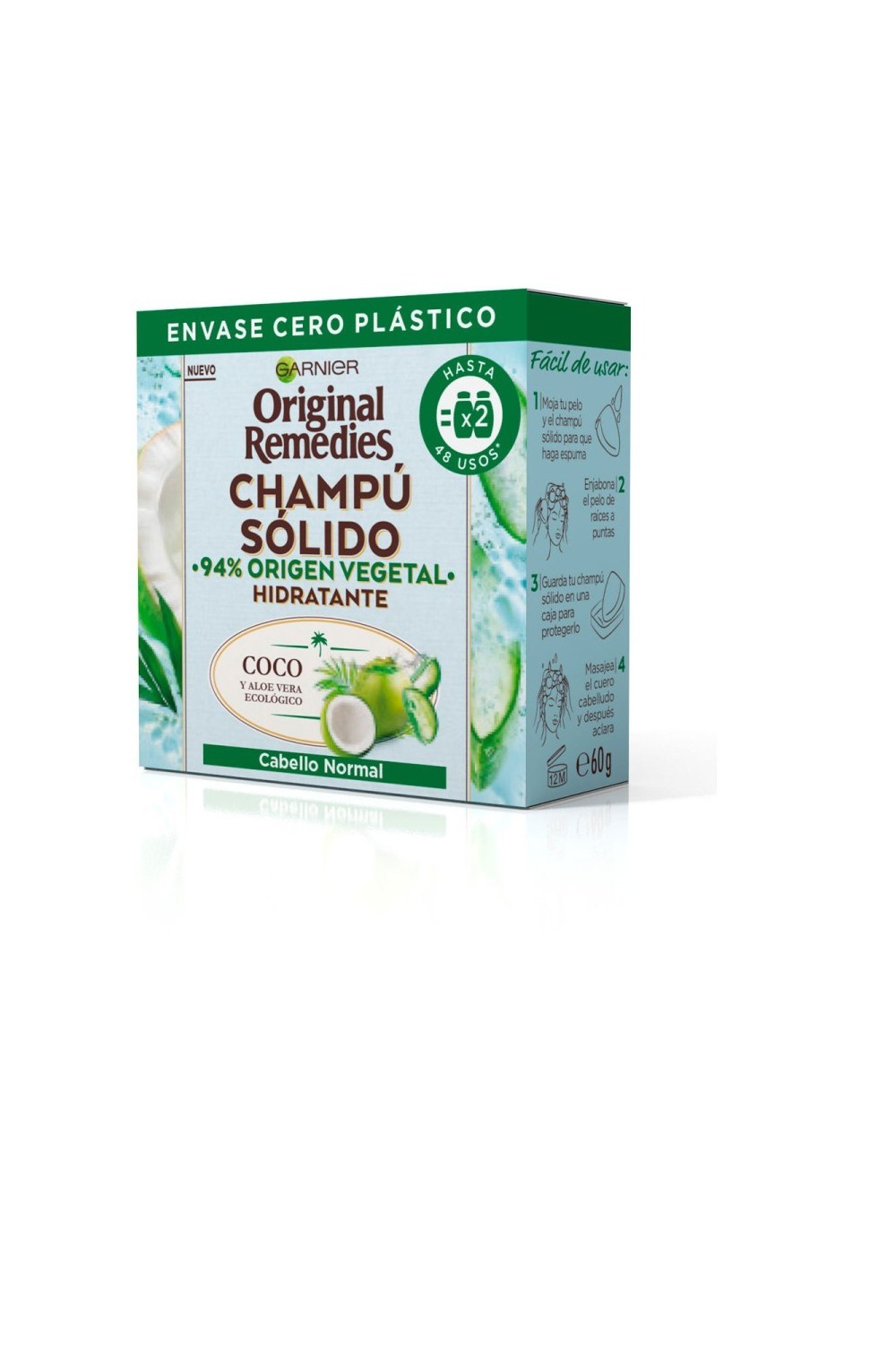 Garnier Original Remedies Champú Sólido Cabello Normal 60g