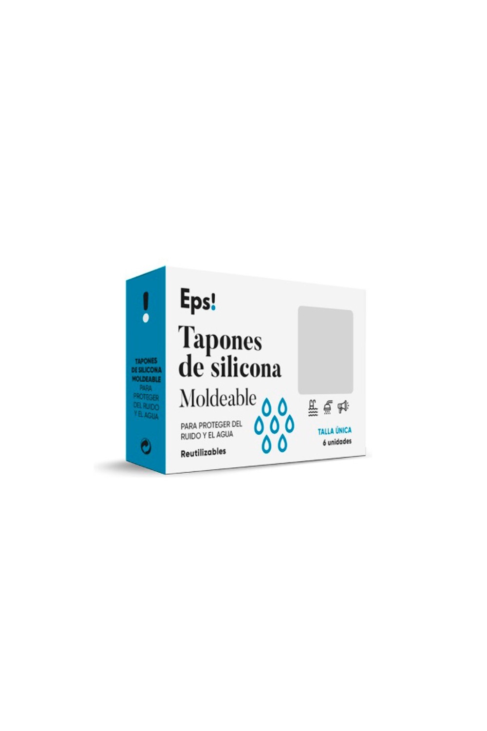 Eps Mouldable Silicone Ear Plugs 6 Units