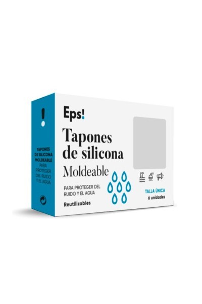 Eps Mouldable Silicone Ear Plugs 6 Units