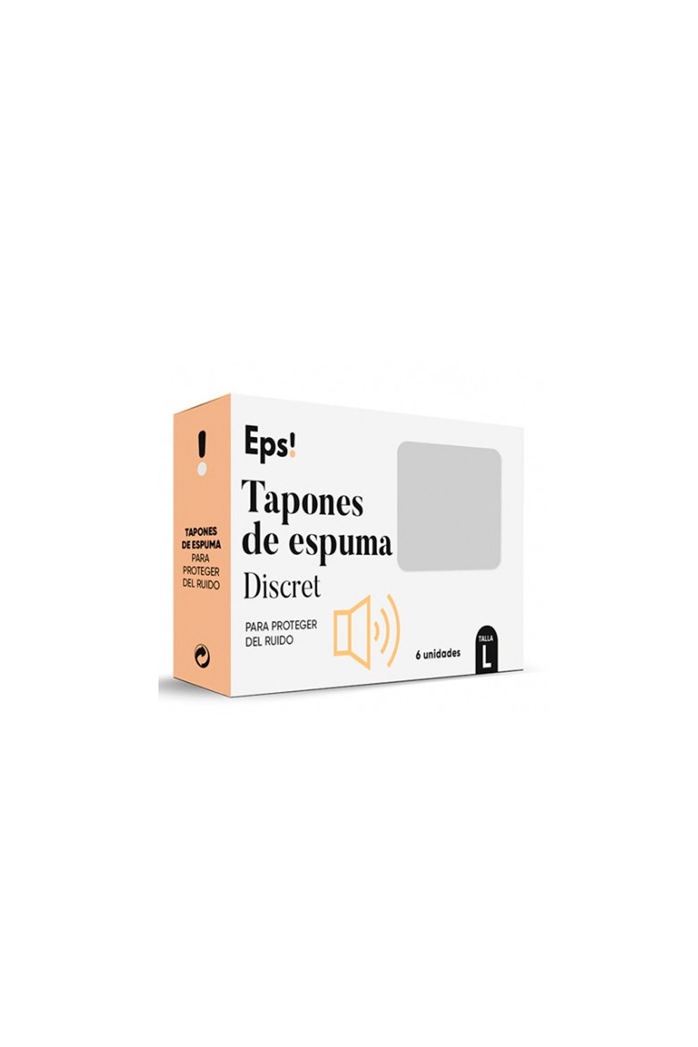 Eps Foam Ear Plugs Discret 6 Units Size L