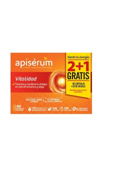 APISÉRUM - Apiserum Vitaminate 3 X 30 Capsules