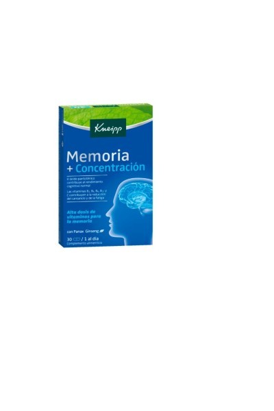 Kneipp Memory Concentration 30 Caps