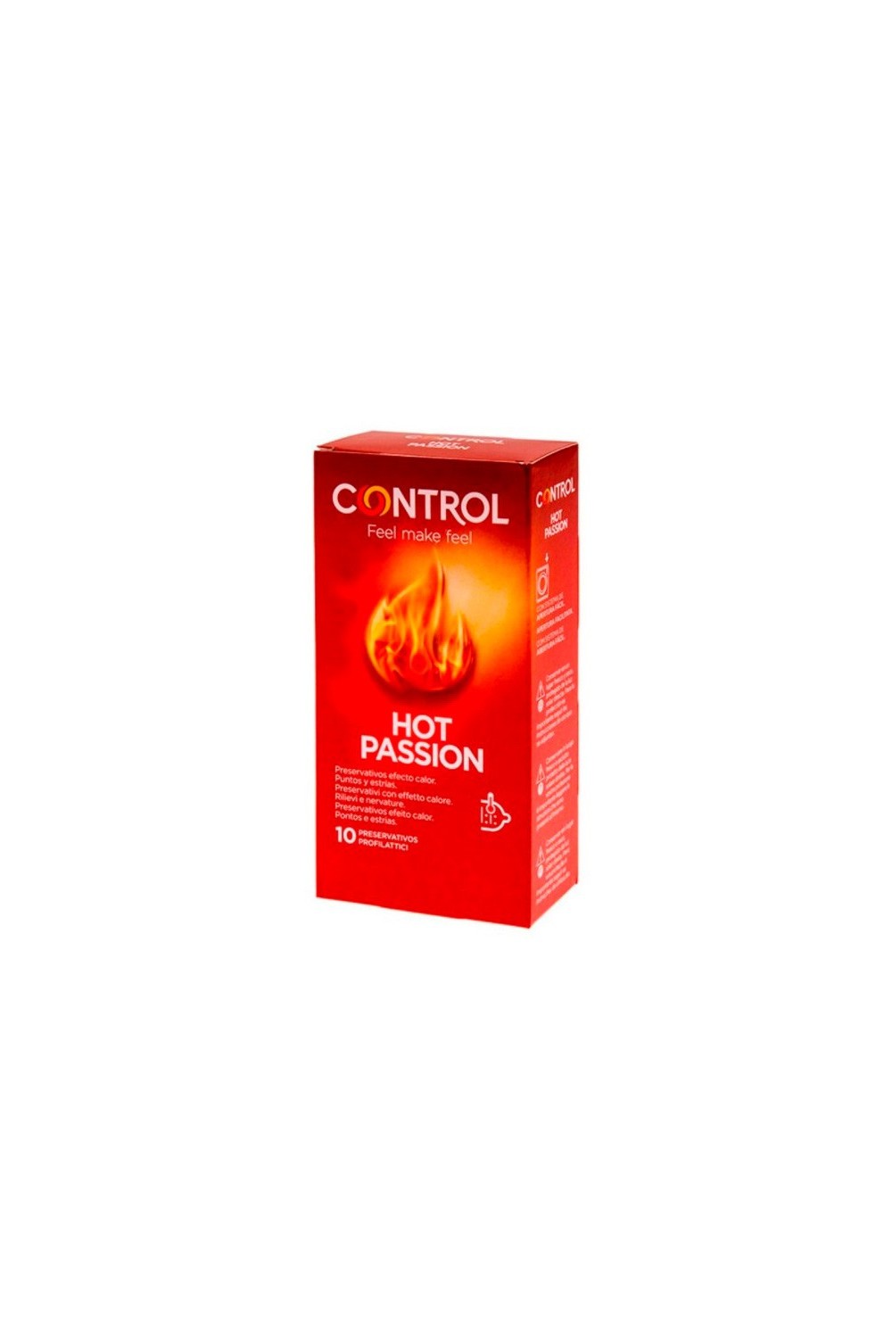 Control Hot Passion Condoms Warming Effect 10U
