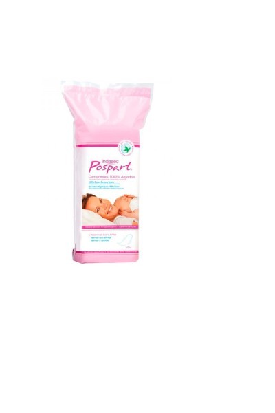 Indasec Postpartum Feminine Hygiene Pads With Wings 10U