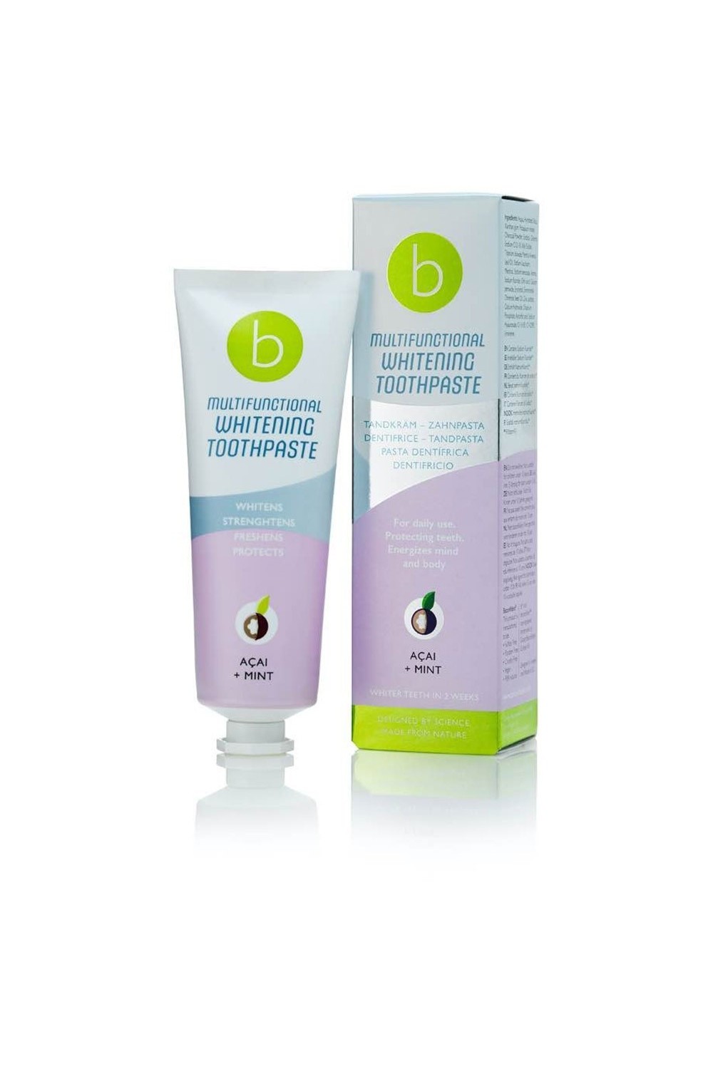 Beconfident Multifunctional Açai + Mint Whitening Toothpaste 75ml