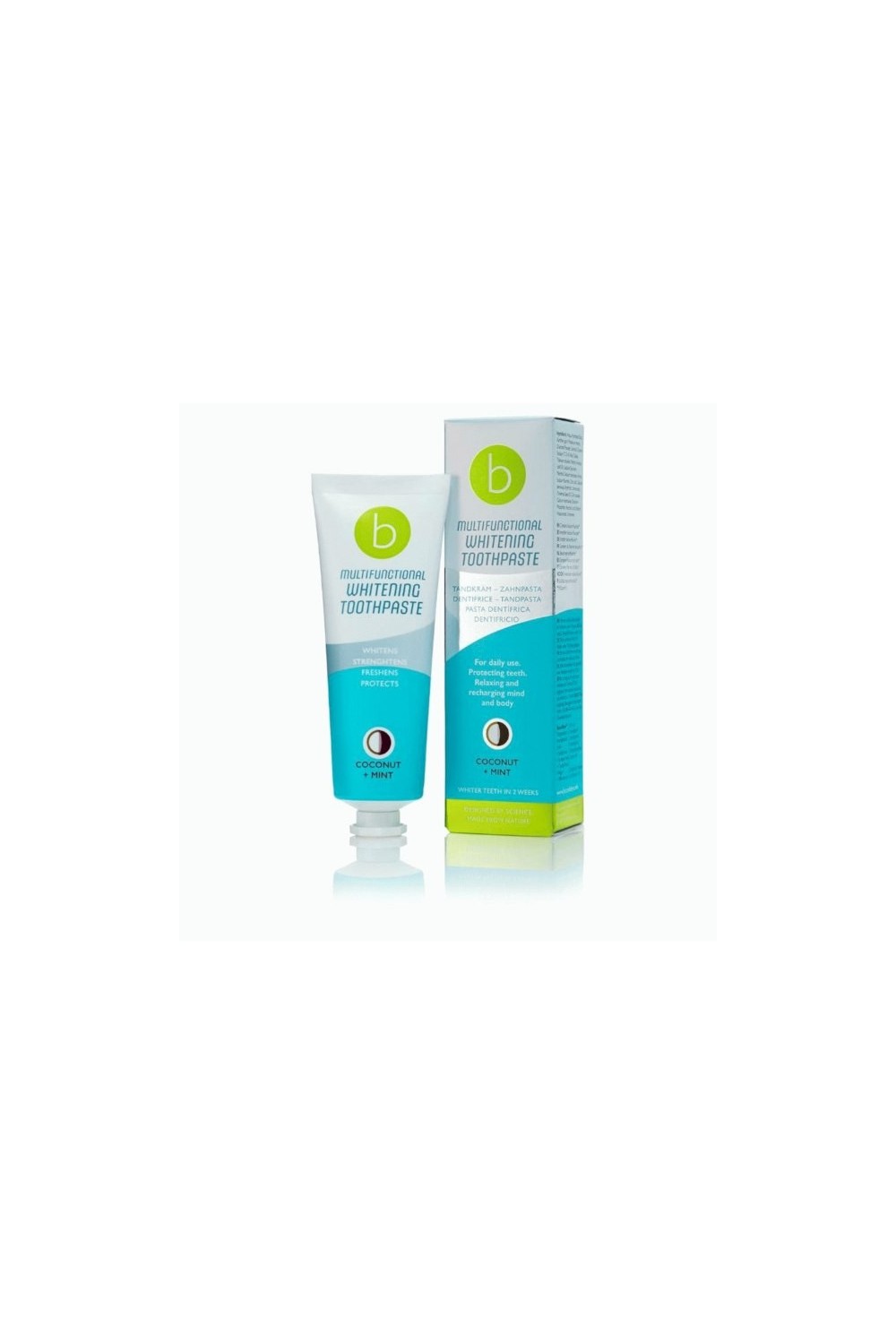 Beconfident Multifunctional Coconut + Mint Whitening Toothpaste 75ml