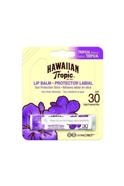Hawaiian Tropic Lip Balm Sun Protection Stick Spf30 Water Resistant