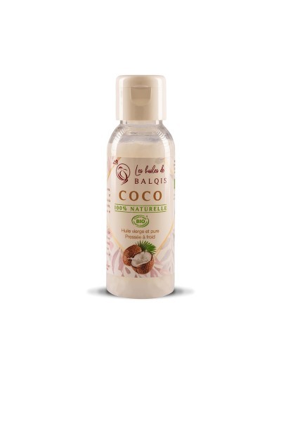 Les Huiles De Balquis Coconut 100% Organic Virgin Oil 50ml