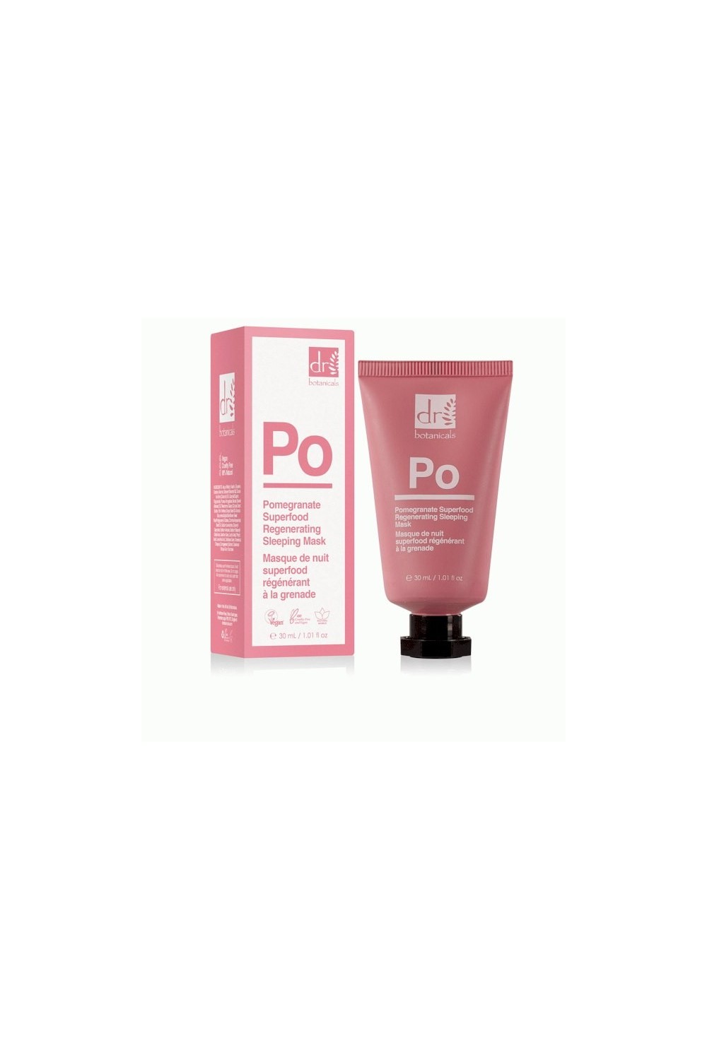 Dr Botanicals Pomegranate Superfood Regenerating Hydrating Mask 30ml