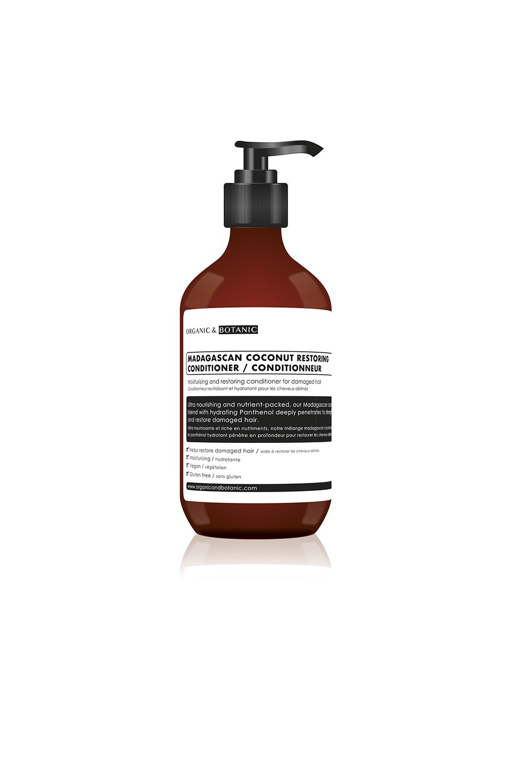 Organic & Botanic Madagascan Coconut Restoring Conditioner 500ml