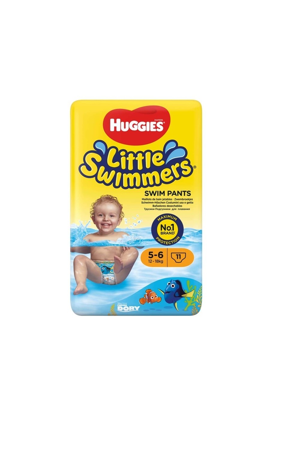 Huggies Little Swimmers Disposable Swimsuits Size 5-6 11 Units