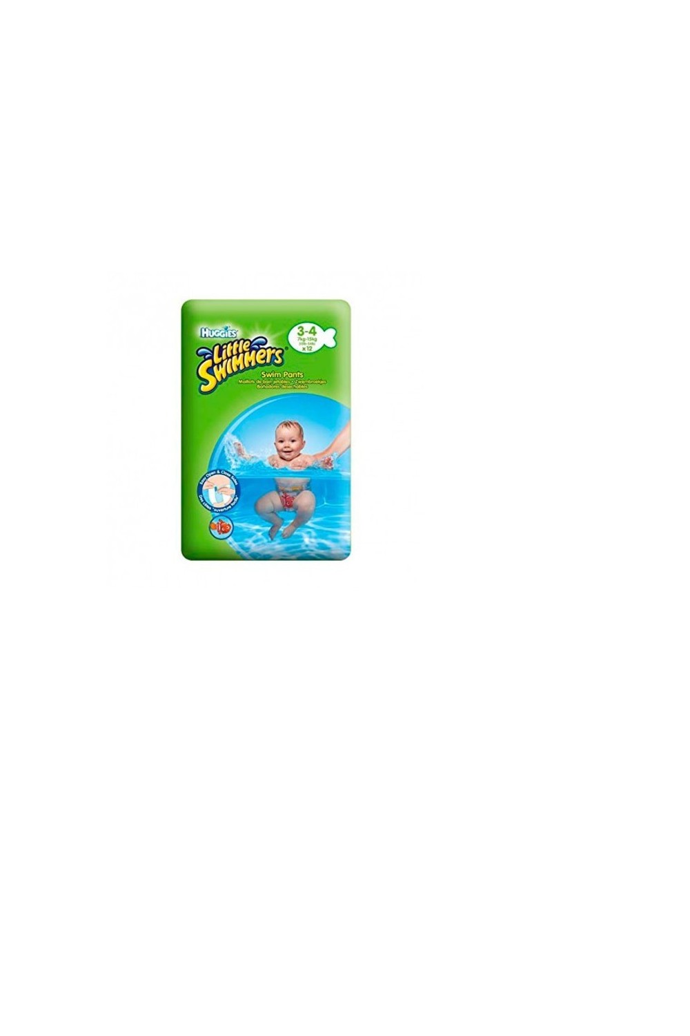 Huggies Little Swimmers Disposable Diapers Swimming Talle 3-4