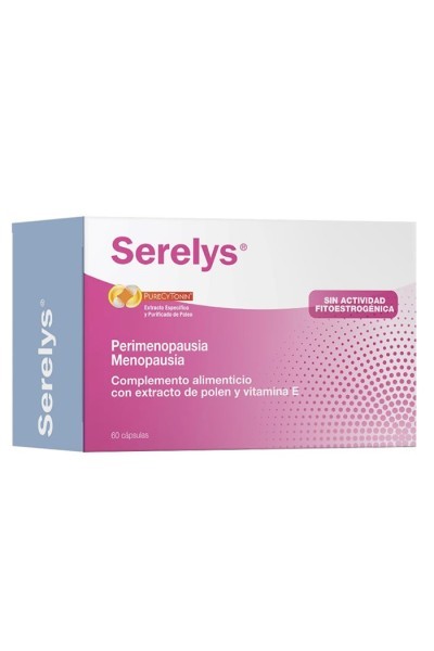 Serelys Perimenopausia Menopause Food Supplement 60 Capsules