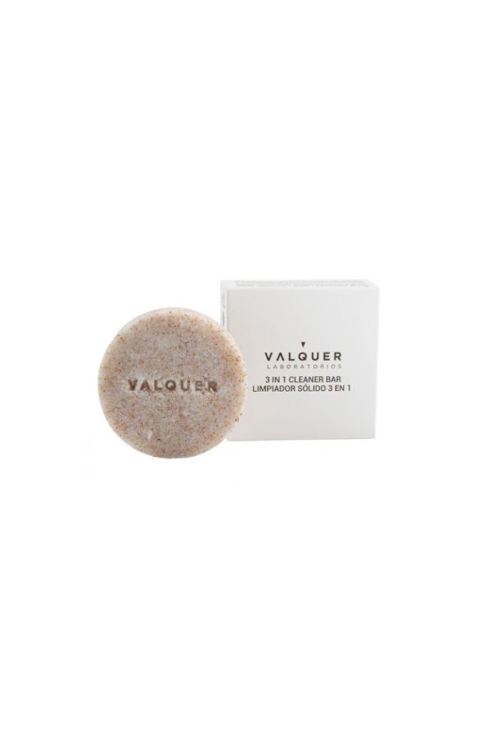 Valquer Solid Facial Cleanser 3 In 1 Sugar 50g
