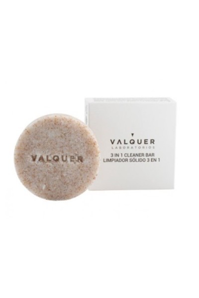 Valquer Solid Facial Cleanser 3 In 1 Sugar 50g