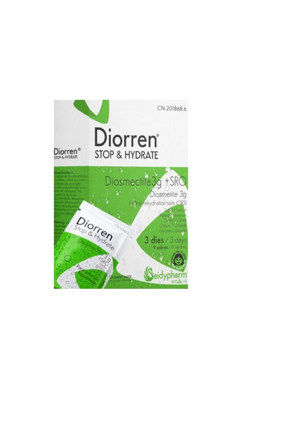 SEID LAB - Diorren Stop & Moisturise 9 Sachets