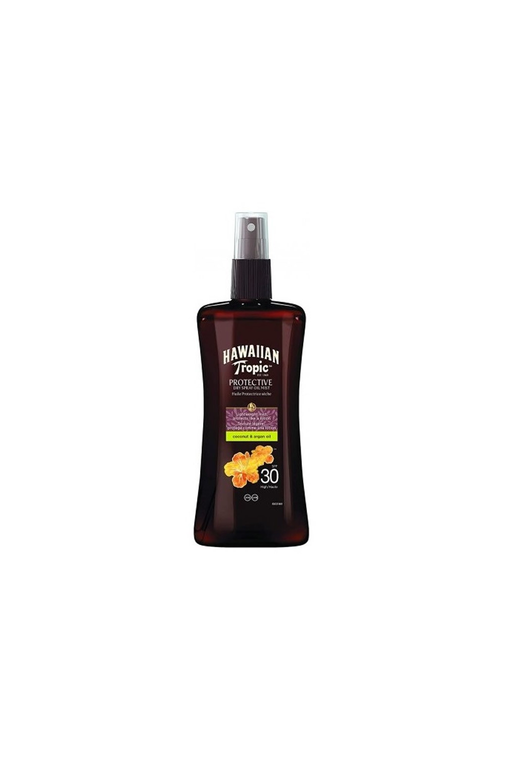 Hawaiian Tropic Protective Dry Spray Oil Mist Spf30 200ml