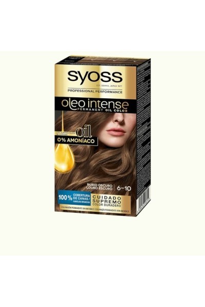Syoss Oleo Intense Permanent Hair Color 6-10 Dark Blonde