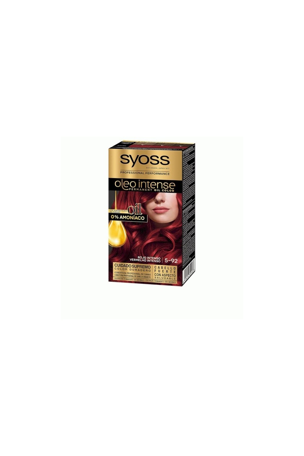 Syoss Oleo Intense Permanent Hair Color 5-92 Intense Red