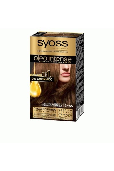 Syoss Oleo Intense Permanent Hair Color 5-86 Caramel Brown