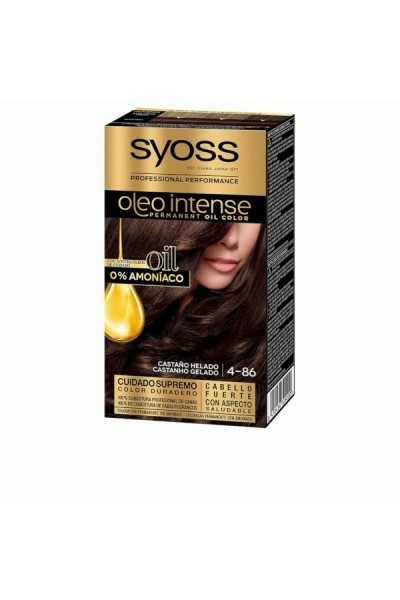 Syoss Oleo Intense Permanent Hair Color 4-86 Ice Brown