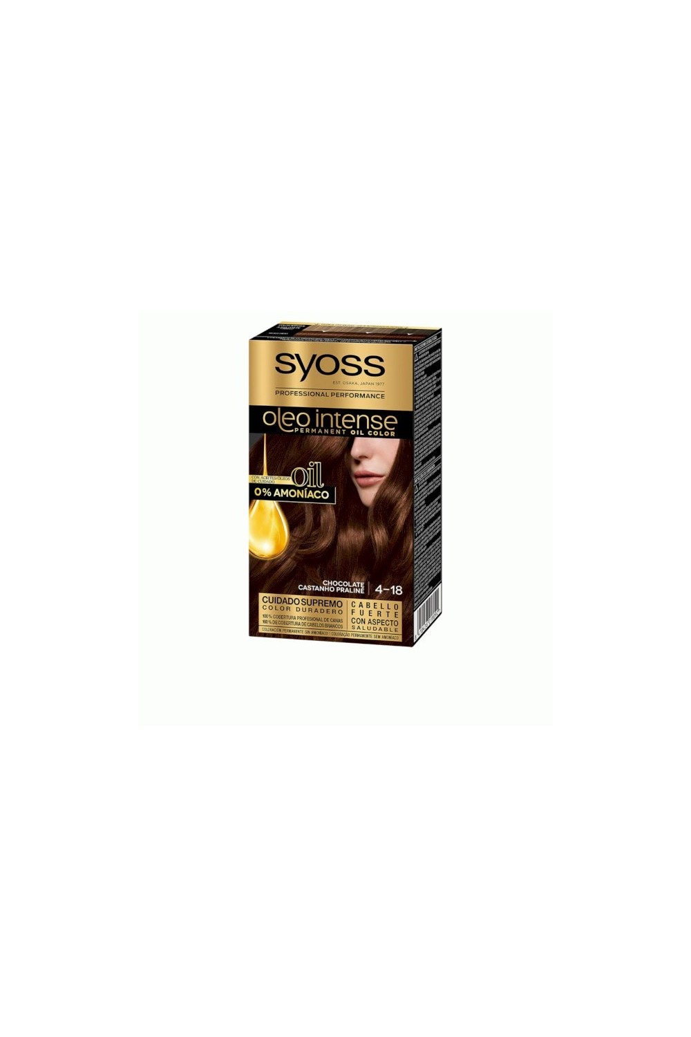 Syoss Oleo Intense Permanent Hair Color 4-18 Chocolate