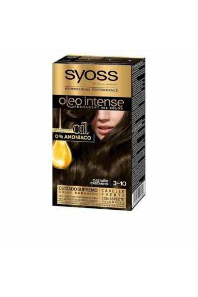 Syoss Oleo Intense Permanent Hair Color 3-10 Brown