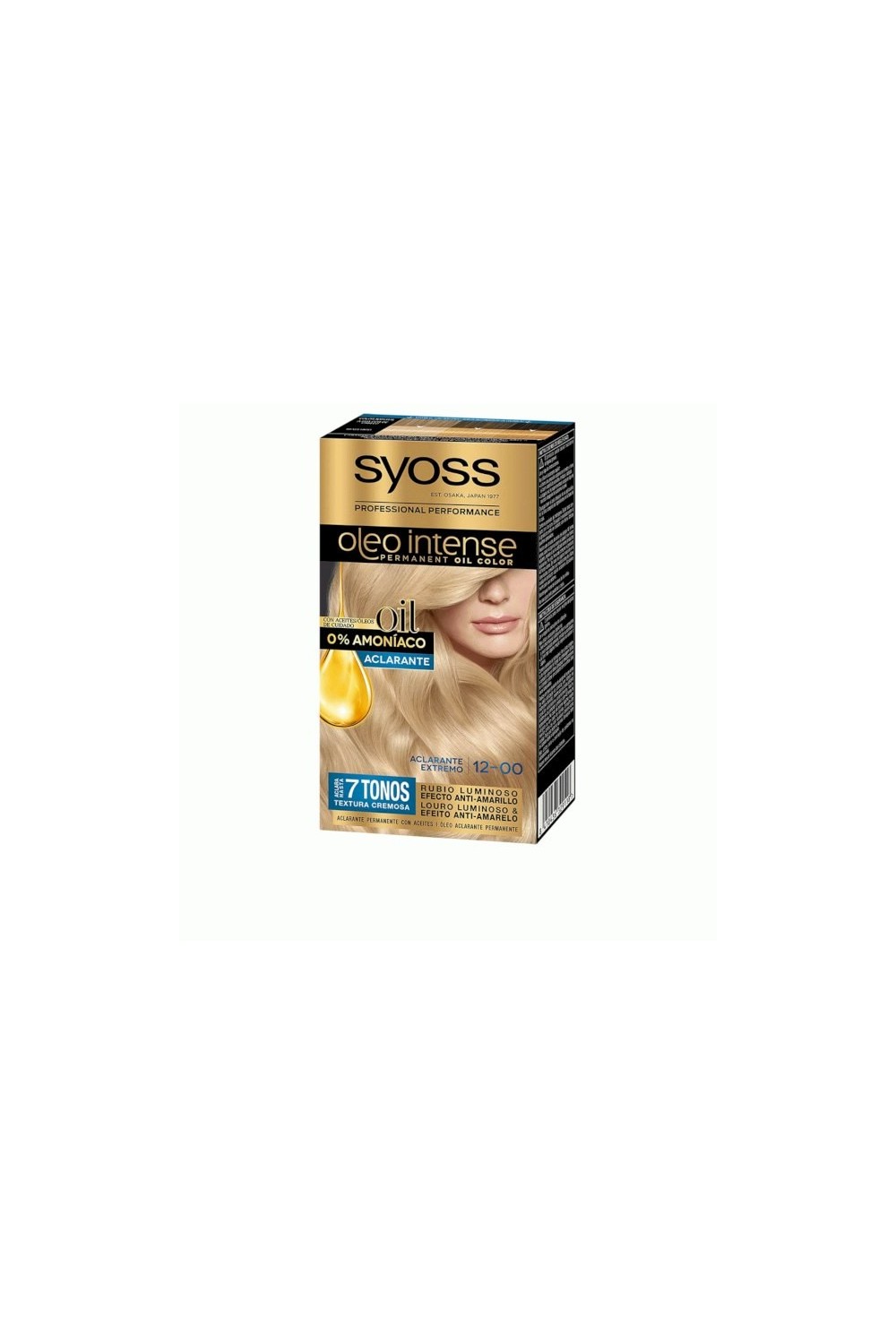 Syoss Oleo Intense Permanent Hair Color 12-0 Extreme Lightening