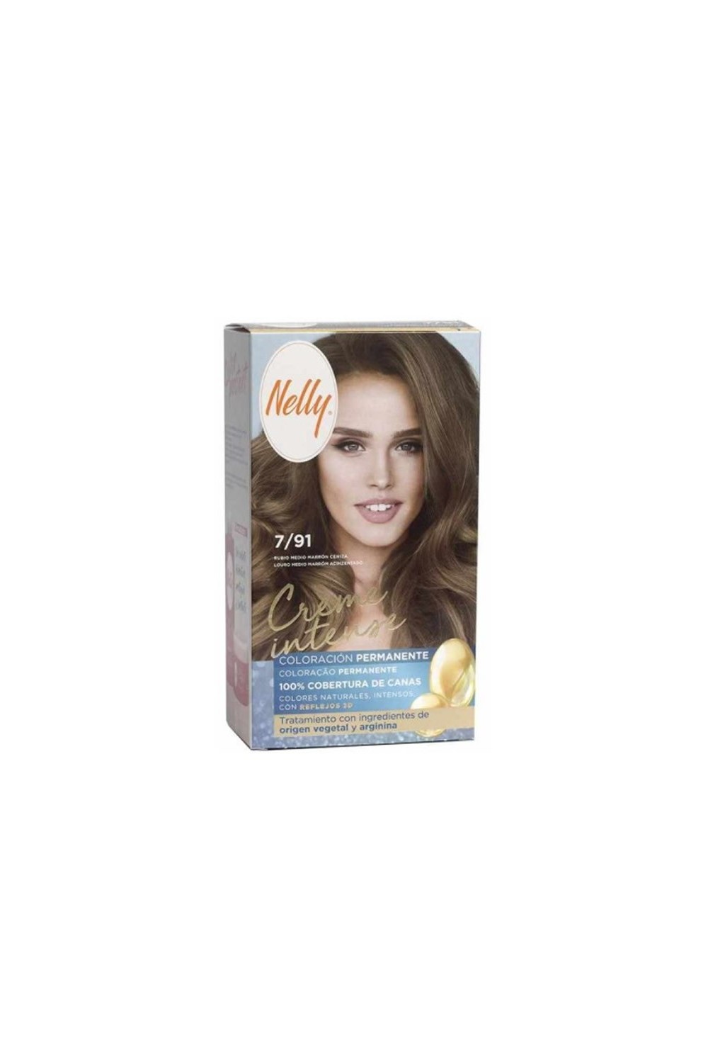 Nelly Creme Intense Tint 7/91 Medium Blonde Ash Brown