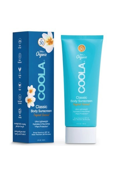 Coola Classic Body Organic Sunscreen Lotion Spf30 Tropical Coconut 148ml