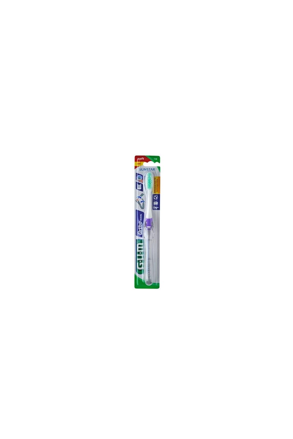 Gum Orthodontic Toothbrush Travel 125