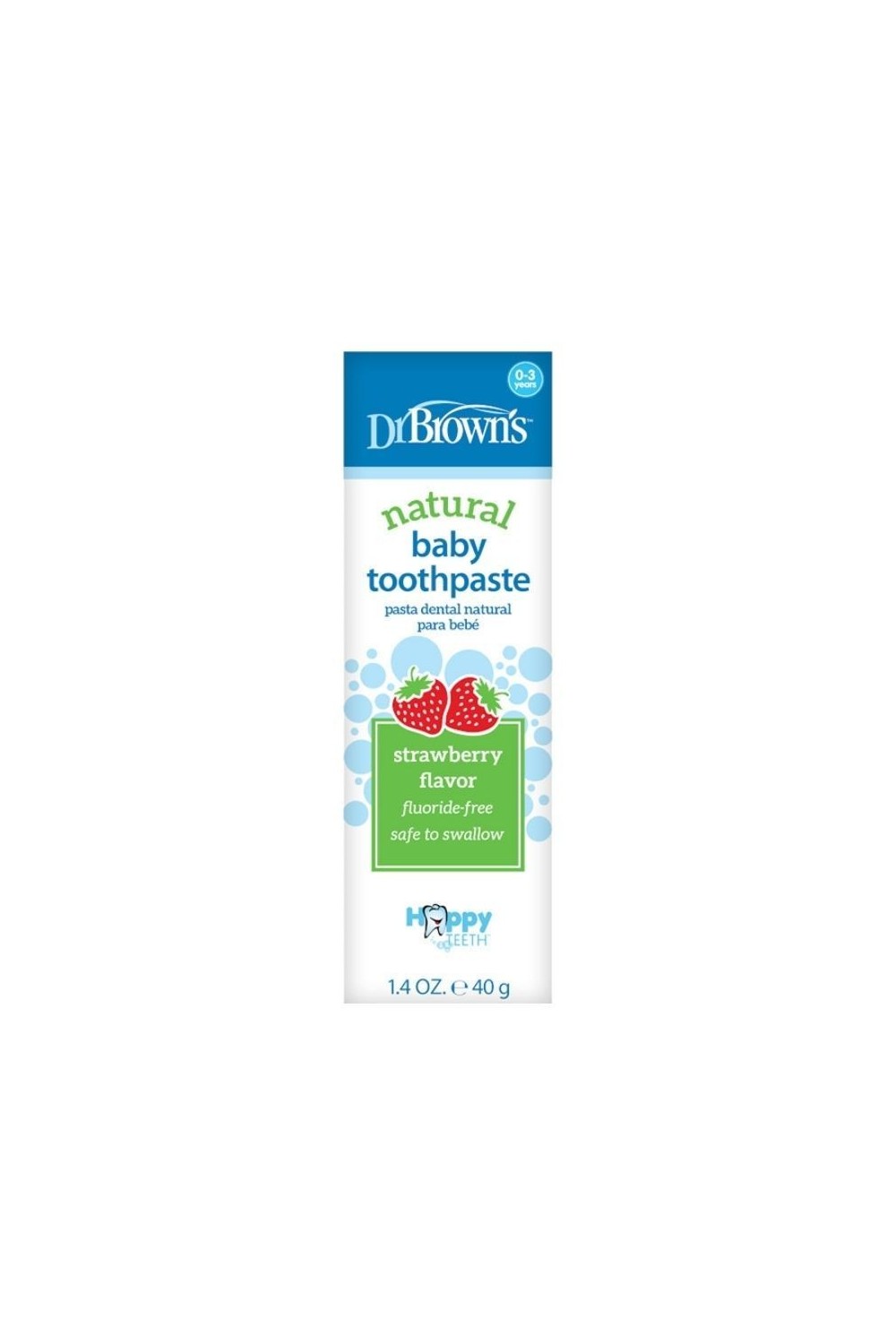 DR. BROWN'S - Dr.Brown's Toothpaste Fresa Flavour 40g