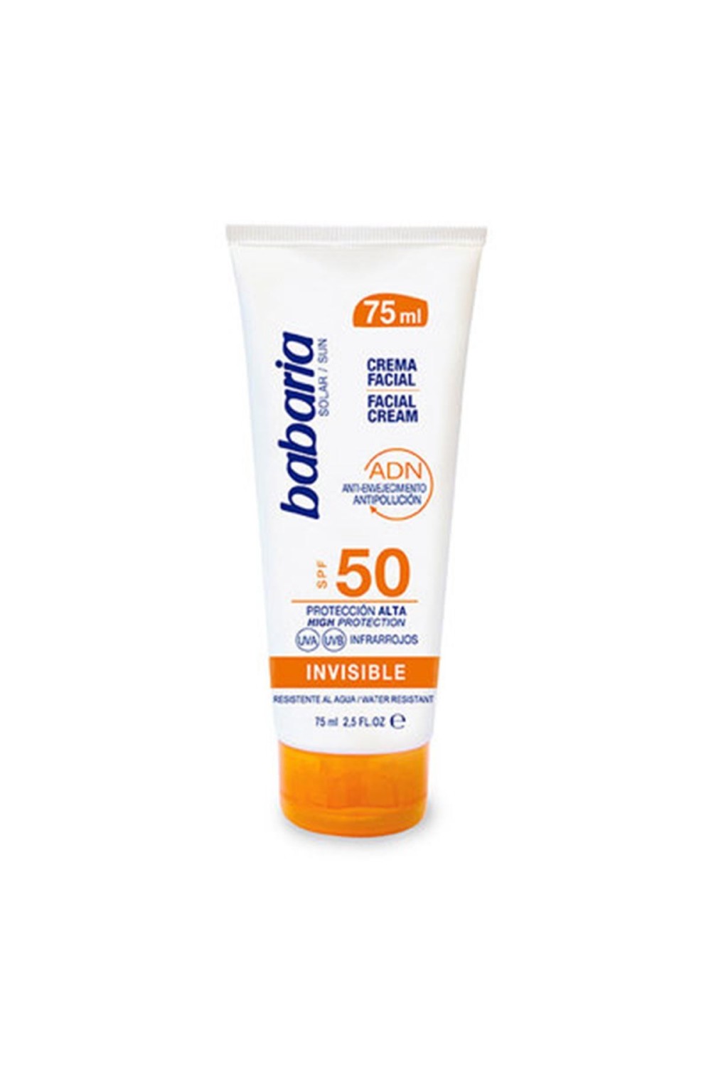 Babaria Facial Cream Invisible Spf50 75ml