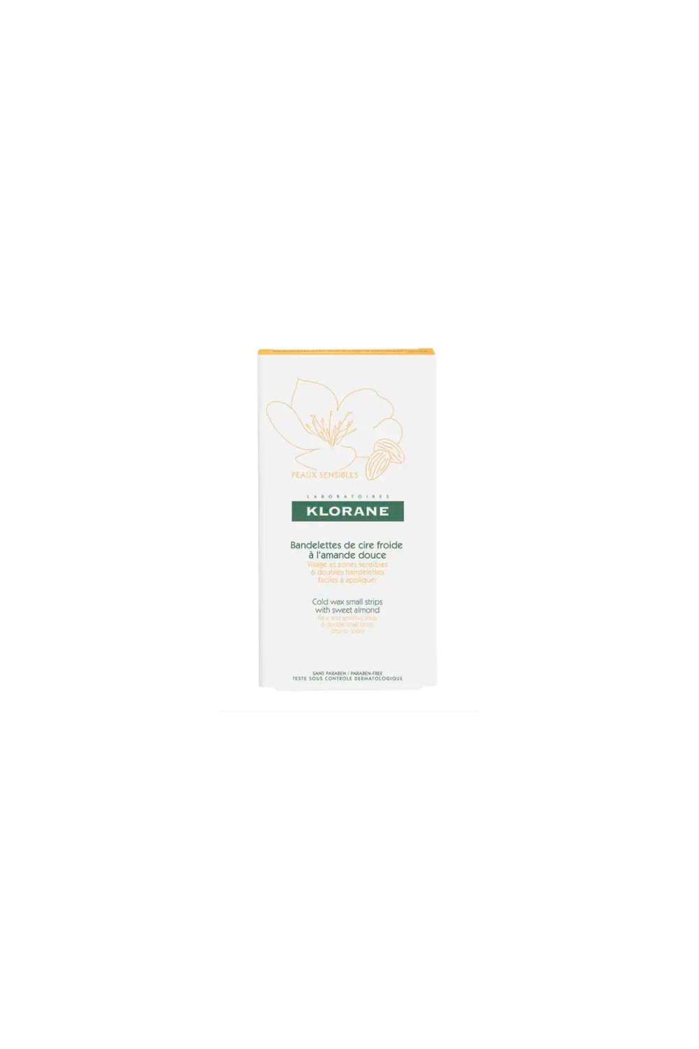 Klorane Hair Removal Cold Wax Strips Face