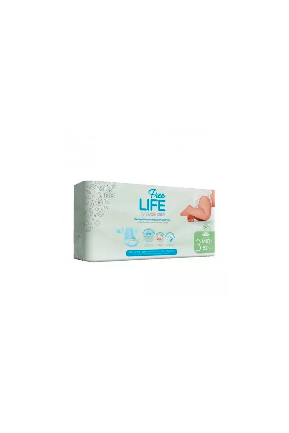 Freelife Baby Cash Nappy 3 4-9Kg 52U