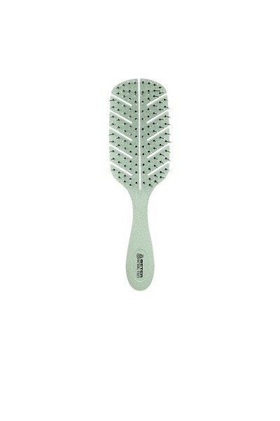 Beter Detangling Natural Fiber Hair Brush Green
