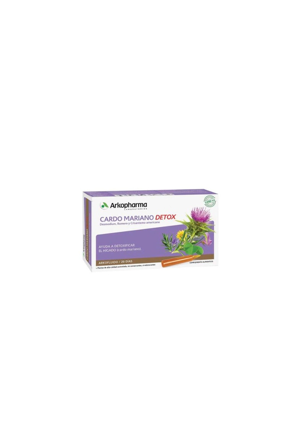 Arkopharma Milk Thistle 20 Ampoules