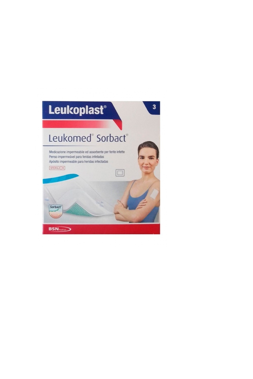 Bsn Medical Leukomed Sorbact 8x15cm 3U