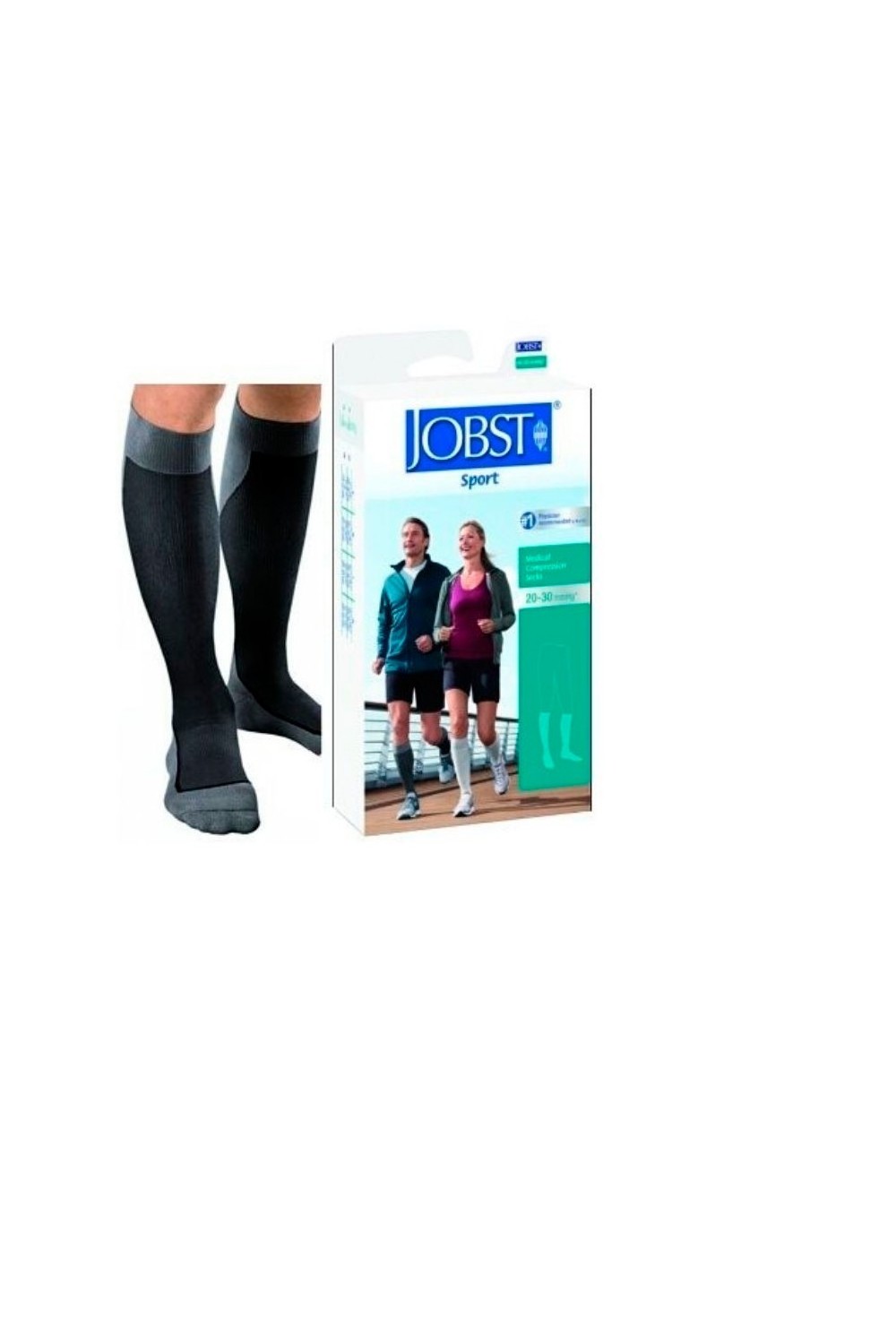 Jobst Sport Sock Black Grey S