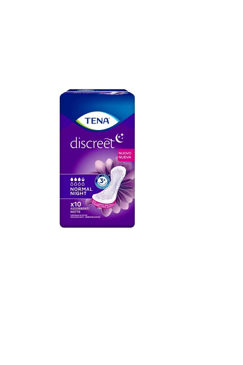 Tena Discreet Normal Night 10U