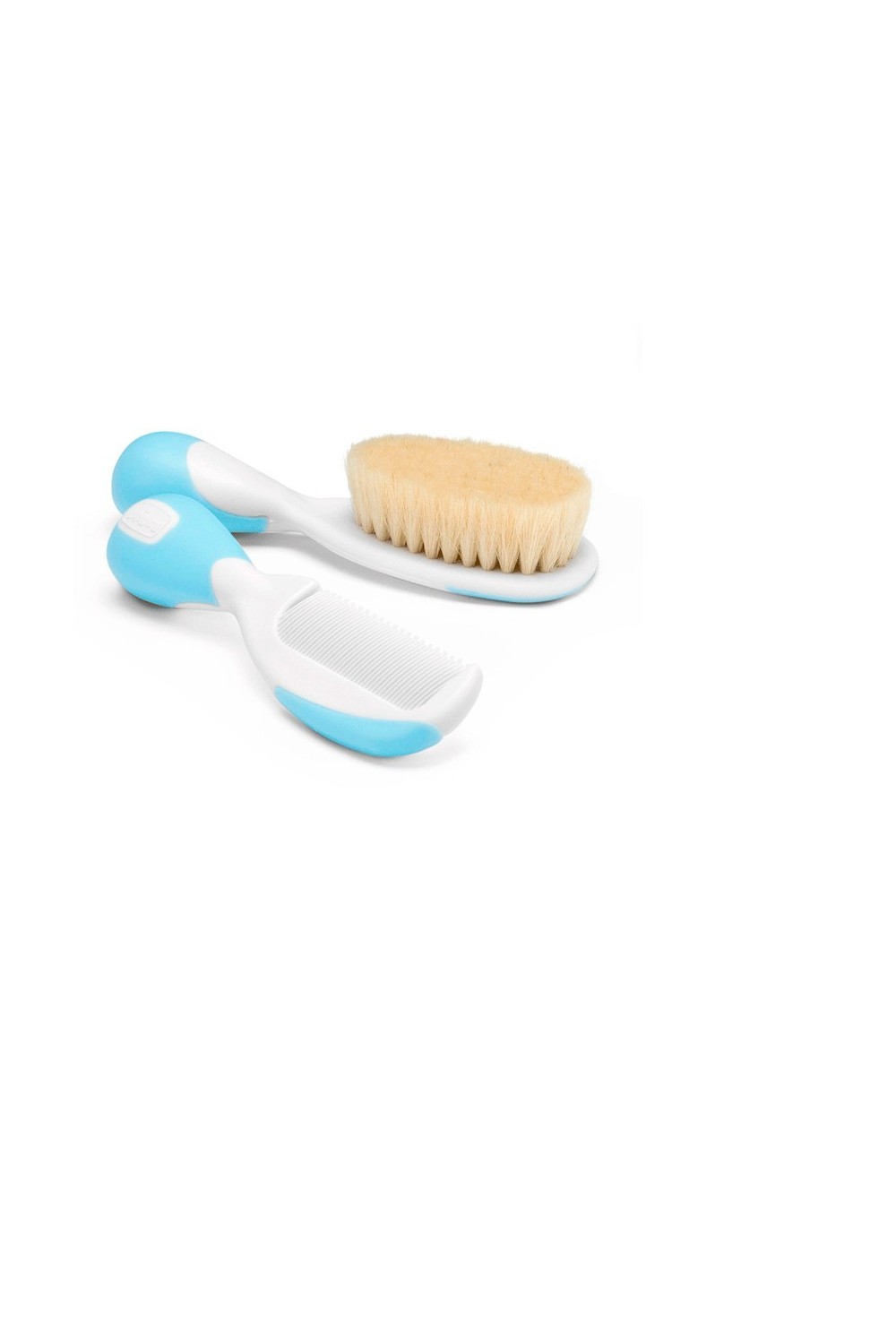 Chicco Blue Natural Hair Brush and Comb 1U