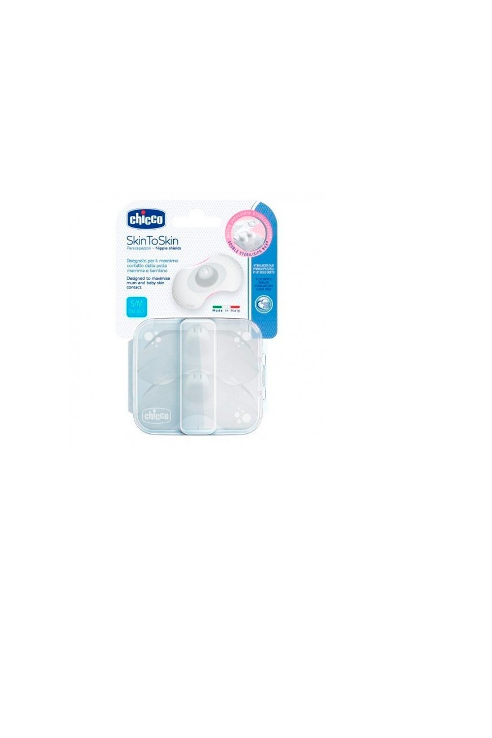 Chicco SkinToSkin Nipple Protector Silicone S-M 2U